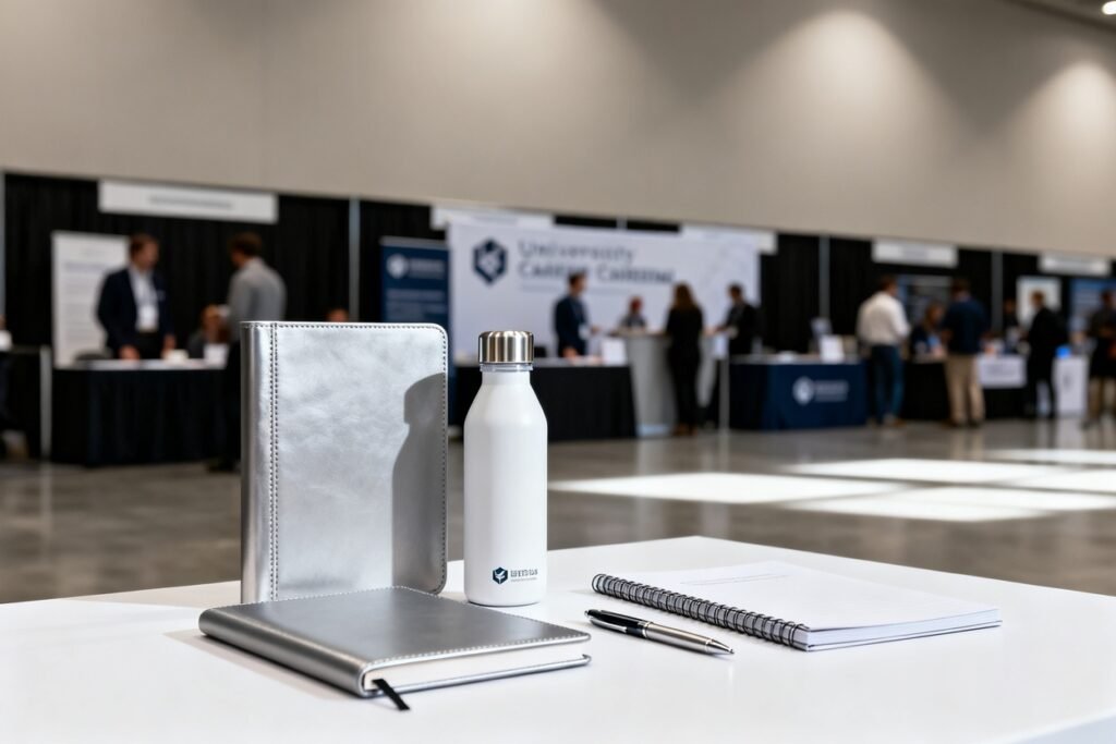 Cover image for: Recruiting Unlocked: How Impactful Swag Enhances Employer Branding at University Career Fairs