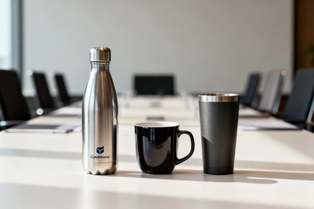 Cover image for: The 2026 Executive Guide to Premium Corporate Drinkware: Why Branded Water Bottles, Coffee Mugs, and Tumblers Are Winning Event ROI