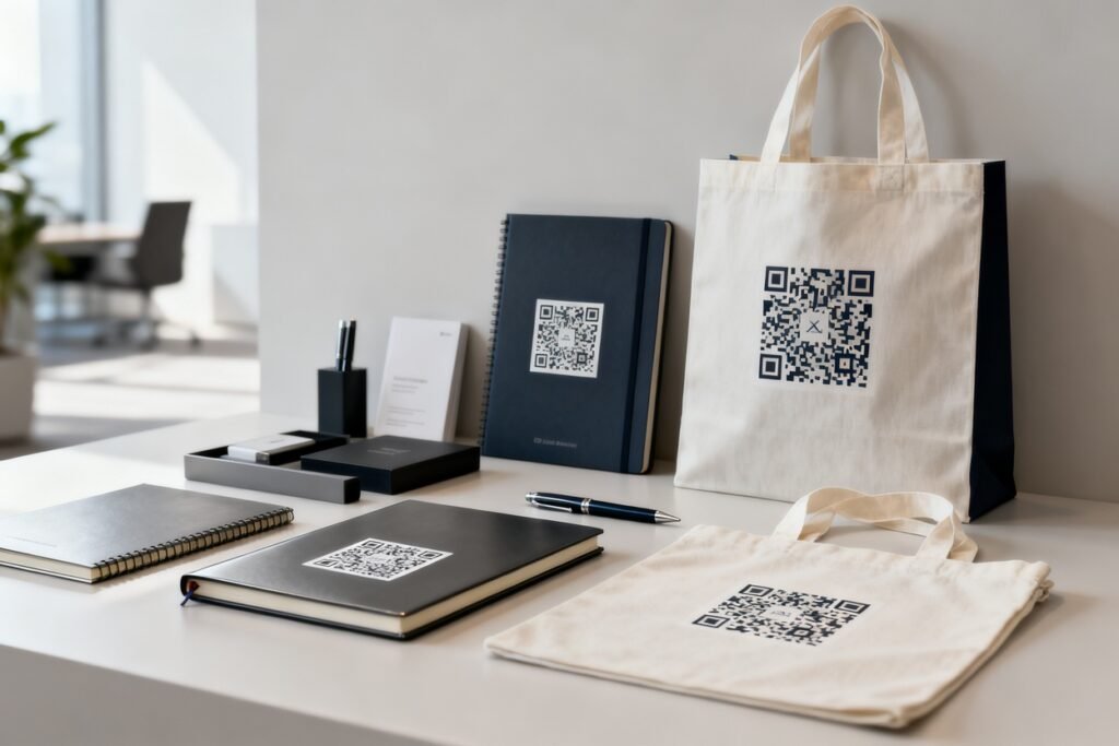 Cover image for: QR Code Swag Integration: The 2026 Corporate Swag Trend Shaping Trade Show Engagement